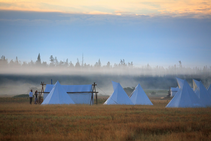 Glamping à l'entrée de Yellowstone